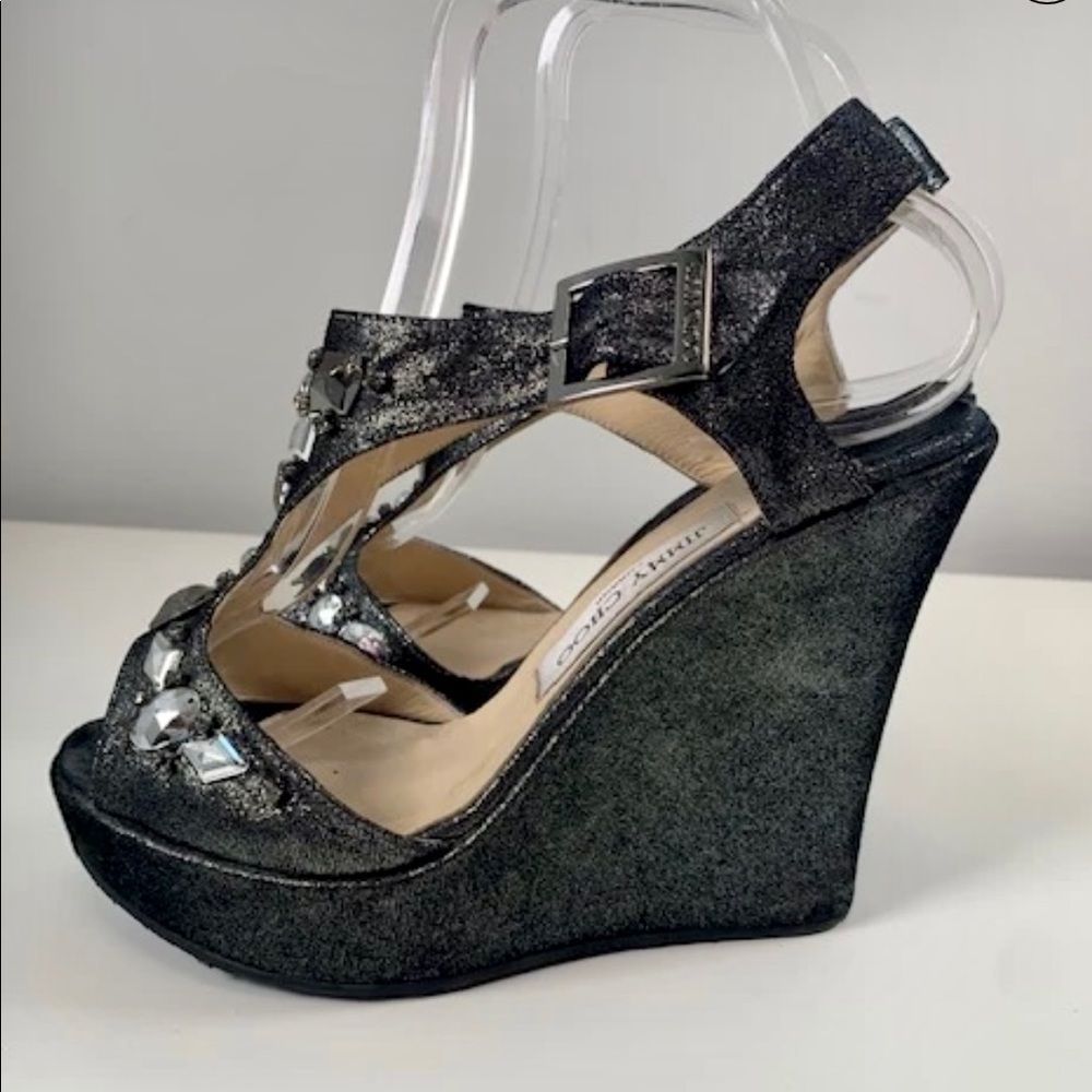 Jimmy Choo  Women's Metalli platform Sandal